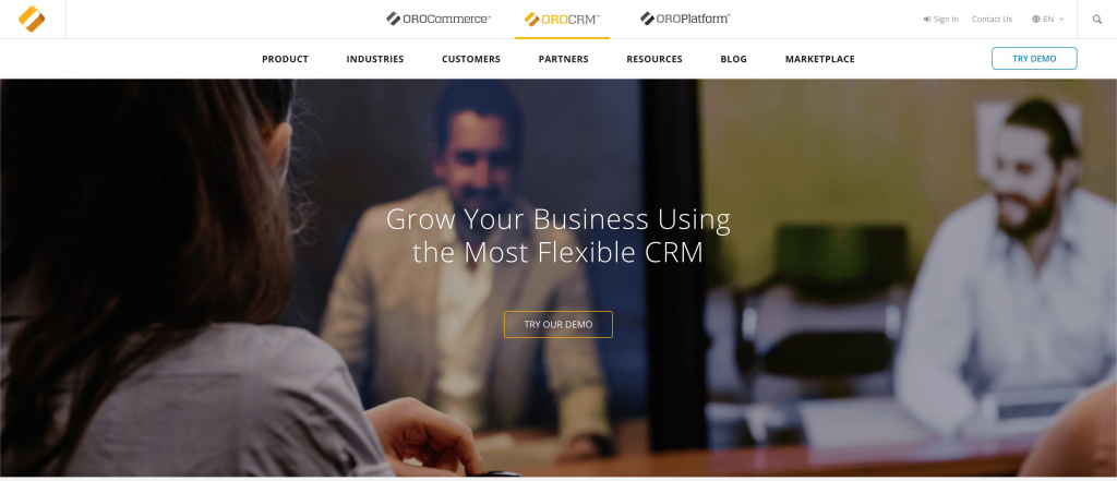 Oro open source crm