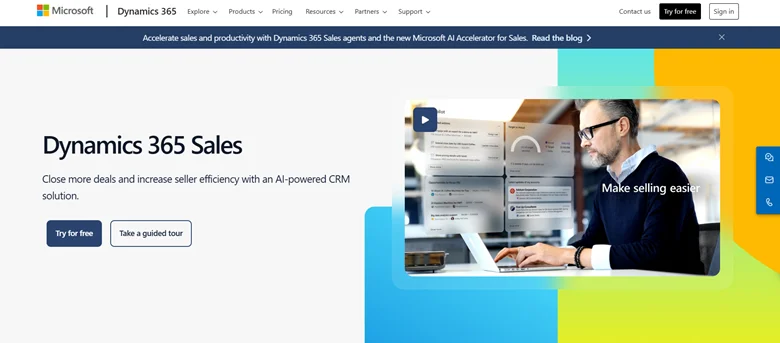 Microsoft Dynamics 365 Sales Microsoft Dynamics 365 Sales